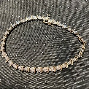 10K Gold Bracelet with Diamonds